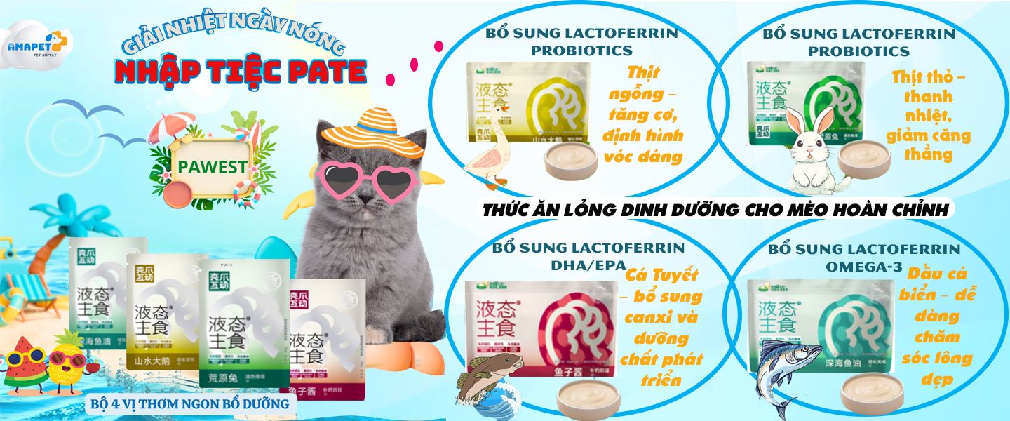 THỨC ĂN LỎNG DINH DƯỠNG CHO MÈO HOÀN CHỈNH