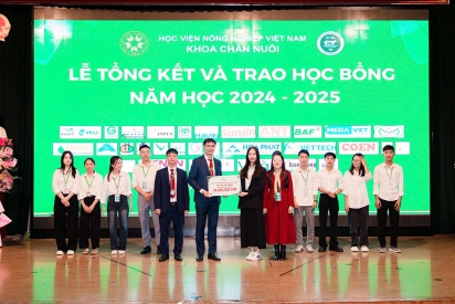  Amavet đồng hành cùng sinh viên Khoa Chăn nuôi Học viện Nông nghiệp Việt Nam