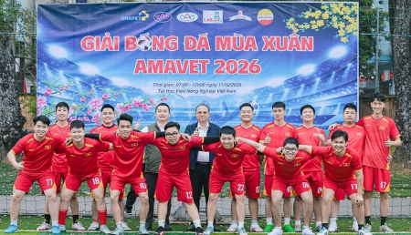 Giải bóng đá mùa xuân AMAVET 2026: Khi tinh thần đồng đội làm nên sức mạnh tập thể